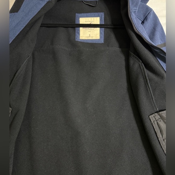 Hollister California Hooded All-Weather Blue Jacket Coat Men’s Size Small Casual - Picture 8 of 8